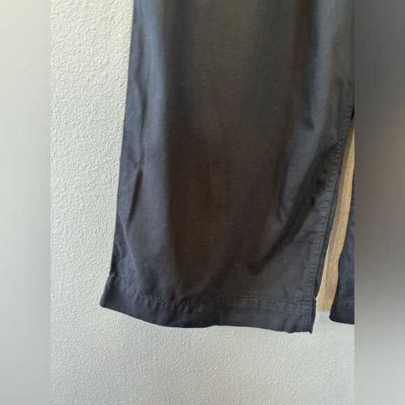 JOIE Lagos Cropped Cotton Pants In Black Caviar Size 2 - Picture 10 of 16